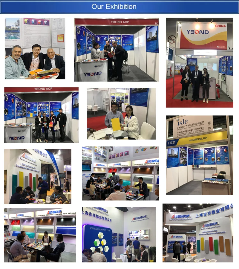 YBOND hot sale wall cladding use 4mm acp/acm aluminum composite panel