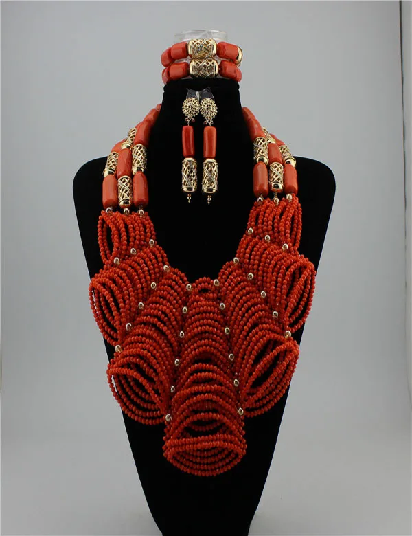 

Beautifical 2018 wholesale african custom jewelry wedding jewelry set XGS93, Picture