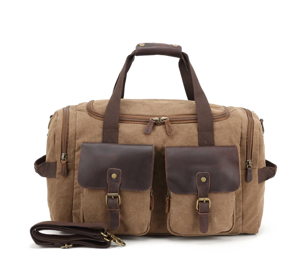 

Wholesale Organizer canvas duffel waterproof travel bag canvas weekend bag, Customized