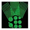 Free Samples Glow In Dark Photo Luminescent Luminous Printed PVC Printing Glowing Paper Rolls Tape Sticker