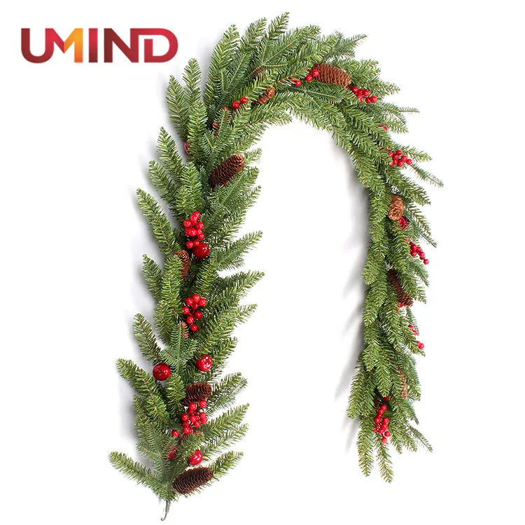 
Customized Size Wholesale Christmas Garland Beautiful Wreath 