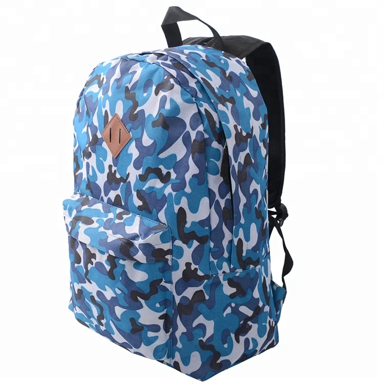 

Promotional Inventory backpacks outdoor travel bags school bags, Camouflage blue
