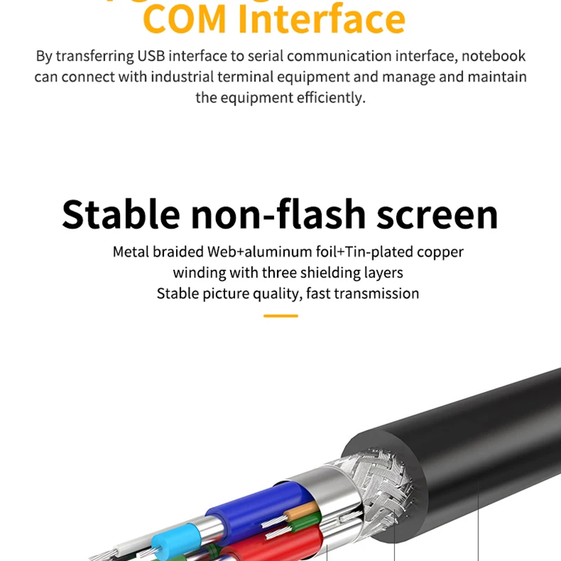 chipset pl2303 interface for win 7 8 10 for mac os  db9 serial cable 1.5m rs232 to usb b usb to rs232 cable