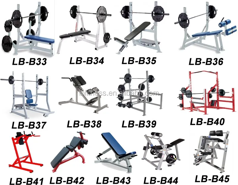 Gym Club Use Commercial Strength Fitness Equipment Plate Loaded