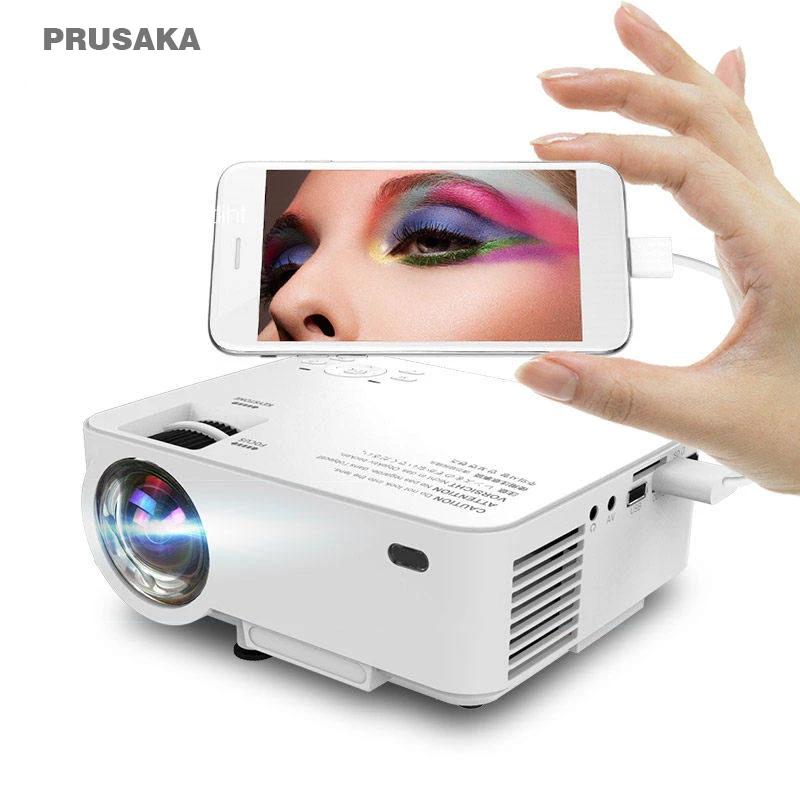

T20 mini portable 800*480 1080P LCD home theatre movie LED projector, N/a