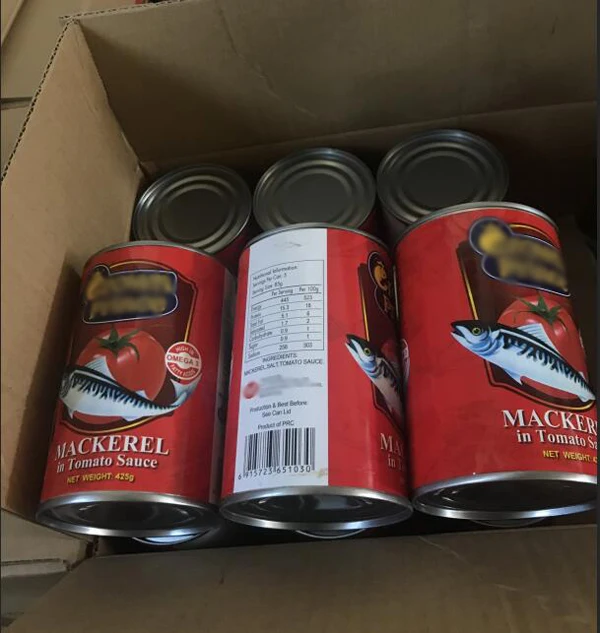 
Best price canned tinned mackerel with tomato sauce canned fish 