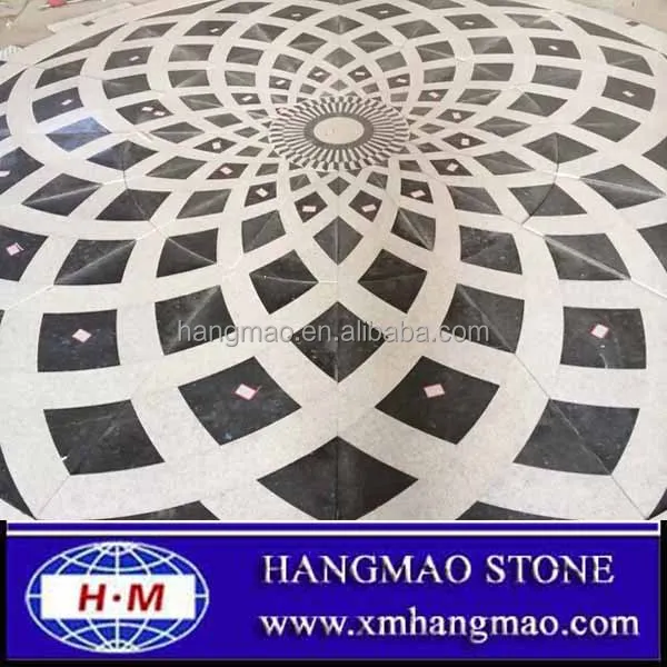 Suelo Medallón De Chorro De Agua De Diseños De Mármol - Buy Chorro De