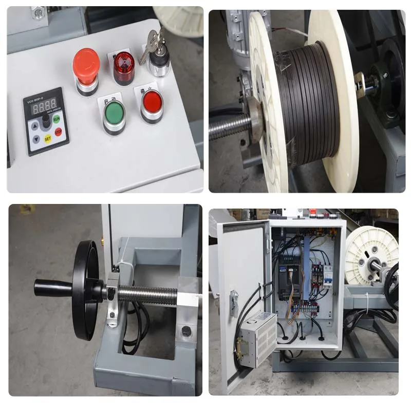
Shanghai Qipang automatic wire flat ribbon winding machine nylon cable tie machine rewinding wire equipment 