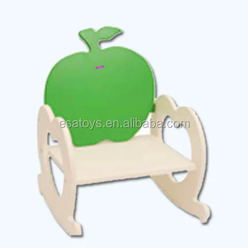 2015 Cute wooden rocking chair for kids,lovely wooden toy rocking chair for children,wooden rocking chair for baby WJ278356