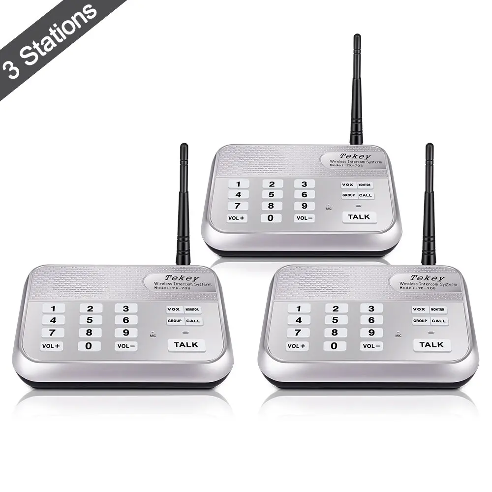 Wireless Outdoor Intercom System Find Get Quotations Wireless Intercom System 2018 Version Tekeytbox 1800 Feet Long Range 10 Channel Digital