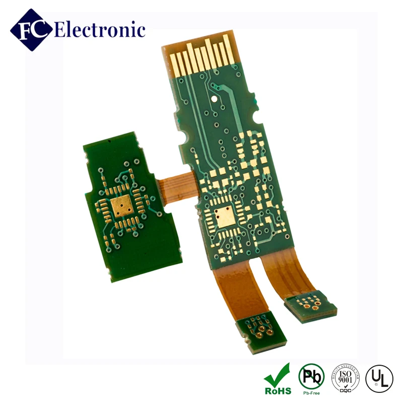 Shenzhen high quality PI rigid flex pcb circuit board for pc board manufacturer