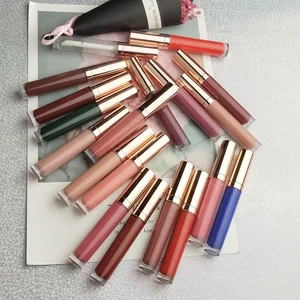 Private label wholesale low moq waterproof cosmetics cruelty free make your own liquid matte lipstick