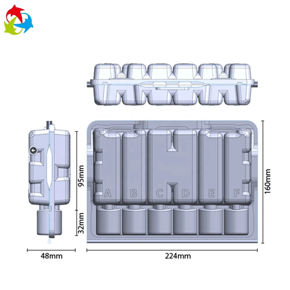 
Customized plastic clamshell blister packaging for plants 
