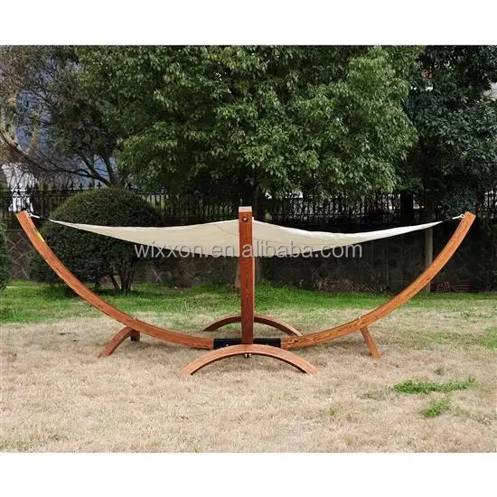 
Square Wooden Canopy Hammock Stand 