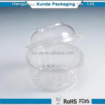 small clear plastic containers