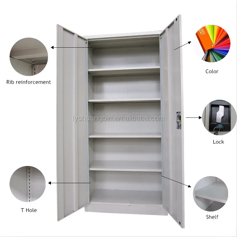High Quality Steel Storage Cabinet Metal Wardrobe Cupboard Locker