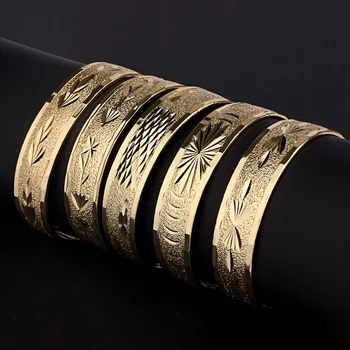 silver gold bangles
