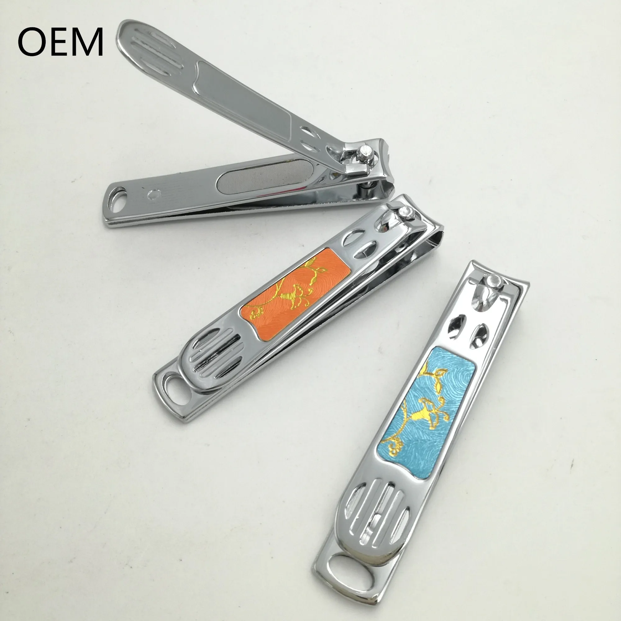 Wholesale Manicure Cuticle Korean Nail Cutter Heavy Duty Engraved