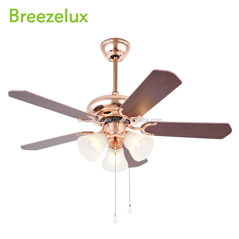 Modern Simple Rose Gold 52 Inch Bedroom Anion Ceiling Fan Chandelier Light With E27 Buy Chandelier Light With E27 Fan Chandelier Light Ceiling Fan