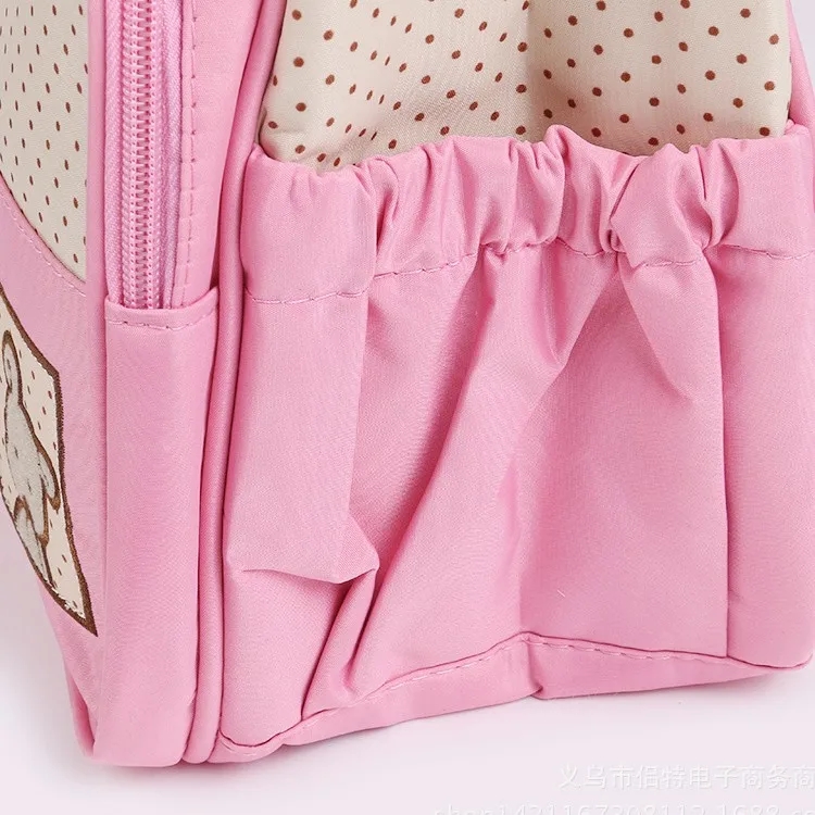 Wholesale 5pcs Combination Baby Nappy Bag Multifunction Diaper Baby