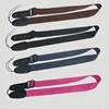 Best quality wholesale solid adjustable colorful polyester guitar straps