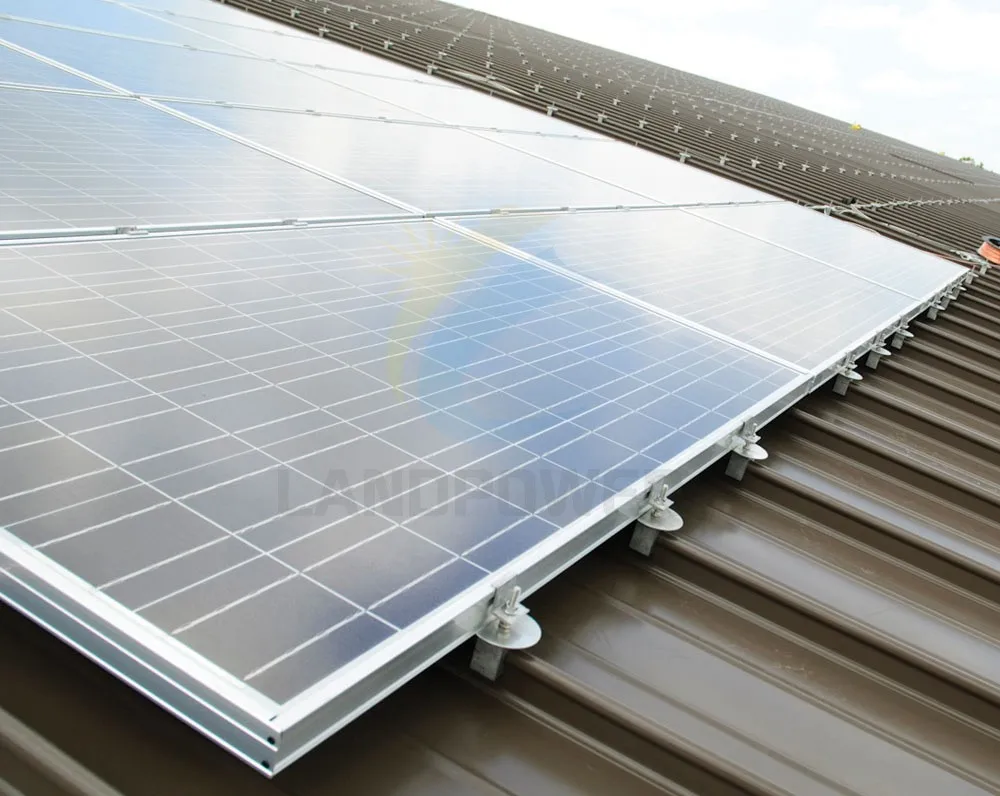 屋顶太阳能面板安装夹具用于站立接缝金属屋顶板