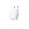 Dual USB wall charger adapter plug 5V 2.1A Safety Fast Charging for mobile phone power charge
