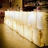 Decorative acrylic solid surface white translucent faux alabaster