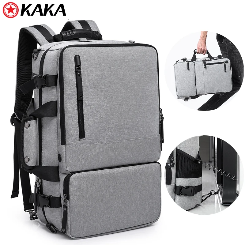 

guangzhou factory hot style trendy 3-ways carry on luggage backpack bag waterproof anti-thief suitcase outdoor travel backpack, Black;grey or any color you want