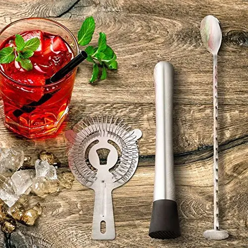 Scanwood Beechwood Cocktail /& Bar Wooden Mojito Muddler