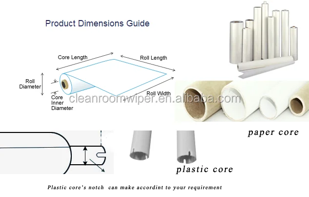 Customzied specification understencil cleaning wiper roll