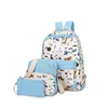 Fashion large school bag set backpack 3 pieces school backpack bag set