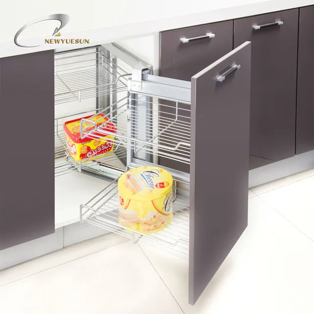 Kitchen Magic Corner Cabinet Slide Out Storage Drawer Basket Buy