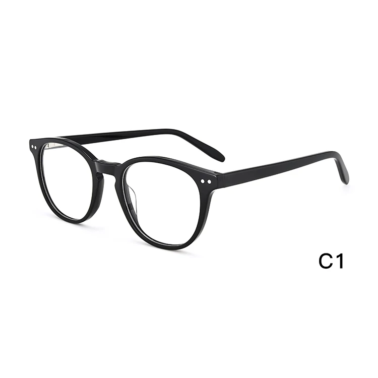 

high quality Fashion Black Clear Lens Eye Glasses Frames acetate optical frames branded Eyewear For girls