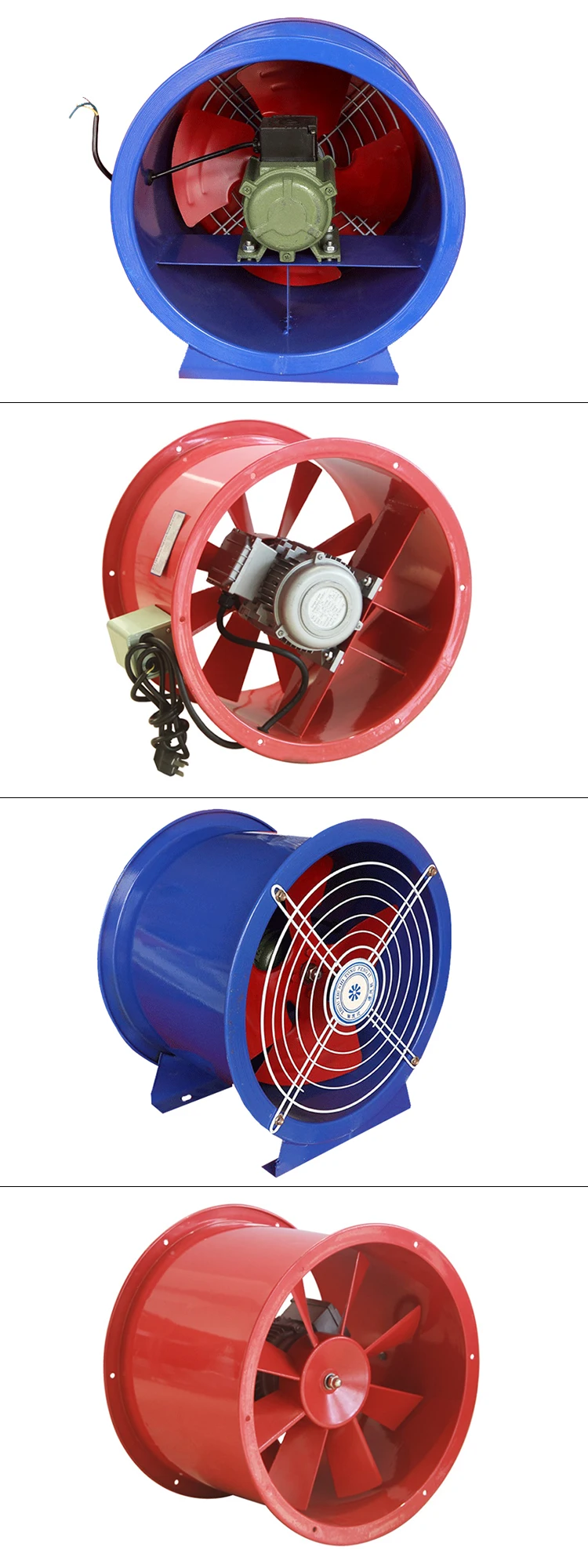 Pneumatic 300mm Portable Smoke Exhaust Axial Ventilation Fan T3511