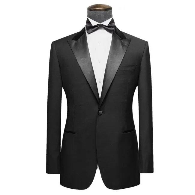 Custom Made Stain Bomber Groom Wedding Men's Tuxedo,Black Slim Fit ...