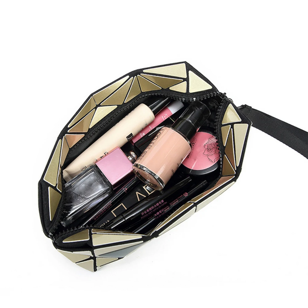 Wholesale Popular Lingge Triangle Makeup Holographic Pu ...