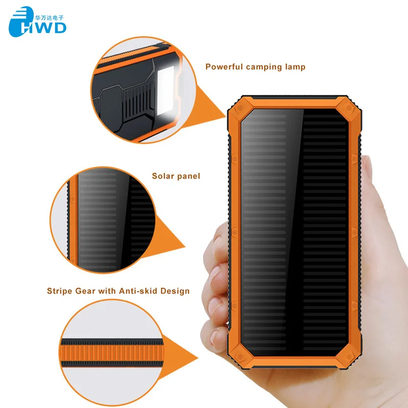 

Hot Selling portable Custom solar charger sunlight traveller 10000mah solar Power Bank Powerbank, N/a