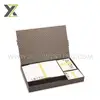 Vintage high quality cardboard printable notebook packaging box