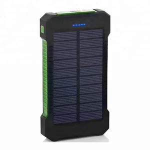Top Selling Waterproof USB Solar Charger 10000mah, Portable Solar Power Bank