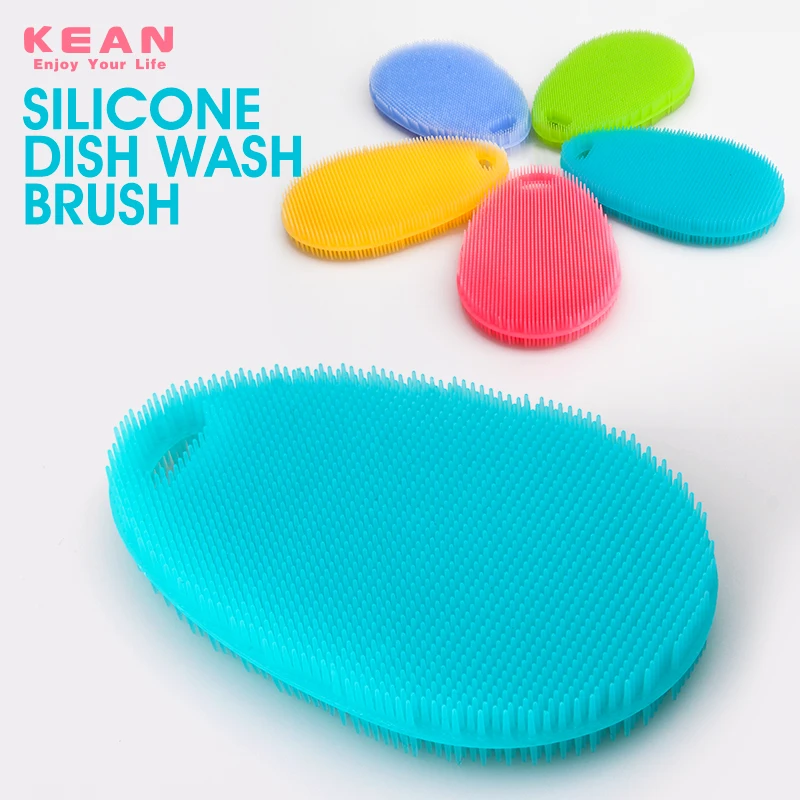 Strong Cleaning Kitchen Sponge Silicone Dish Wash Sponge Buy Kitchen