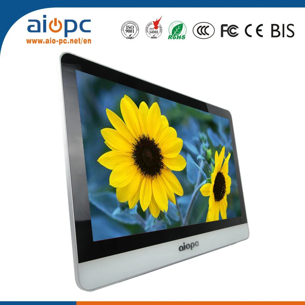 

Aiopc 23.6 inch High Quality Computer All In One PC, Silver