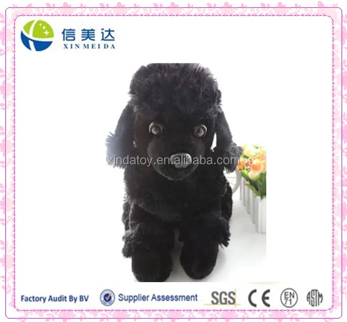 black poodle soft toy