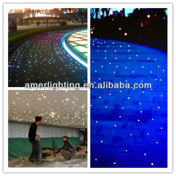 Rgb Led Fiber Optic Star Ceiling Kit 0.75mm 200 Pcs *2 Meters Fiber Optic Light For Sale
