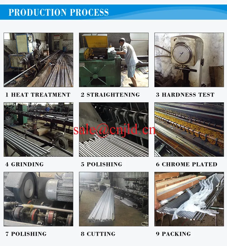 High Quality Harden and Chrome Plated Linear Shaft from Professional Shaft Manufacturer