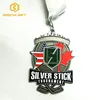 Casting Technique Silver Stick custom enamel medal