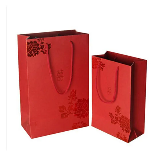 Plain Kraft Paper Bag Luxury Paper Gift Bag Christmas Gift Bag For ...