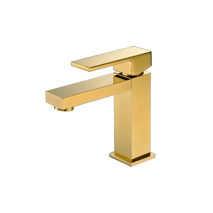 Waterfall Wash Basin Faucet Golden Hand Water Taps Gold Faucet - Buy ...