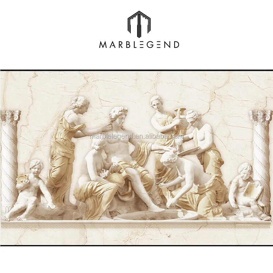 
PFM 100% hand carved decorative relief landscape sculptures 