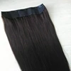 Factory wholesale top quality grade 8a clips in hair extensions the single 1 piece hair weft with 5 clips human hair weft